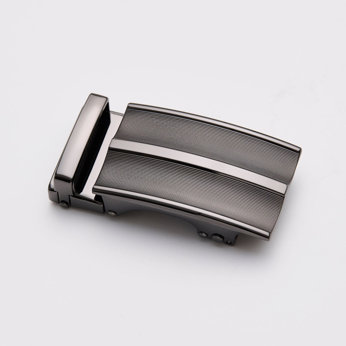 Solid Ridged - Gunmetal (Buckle Only)