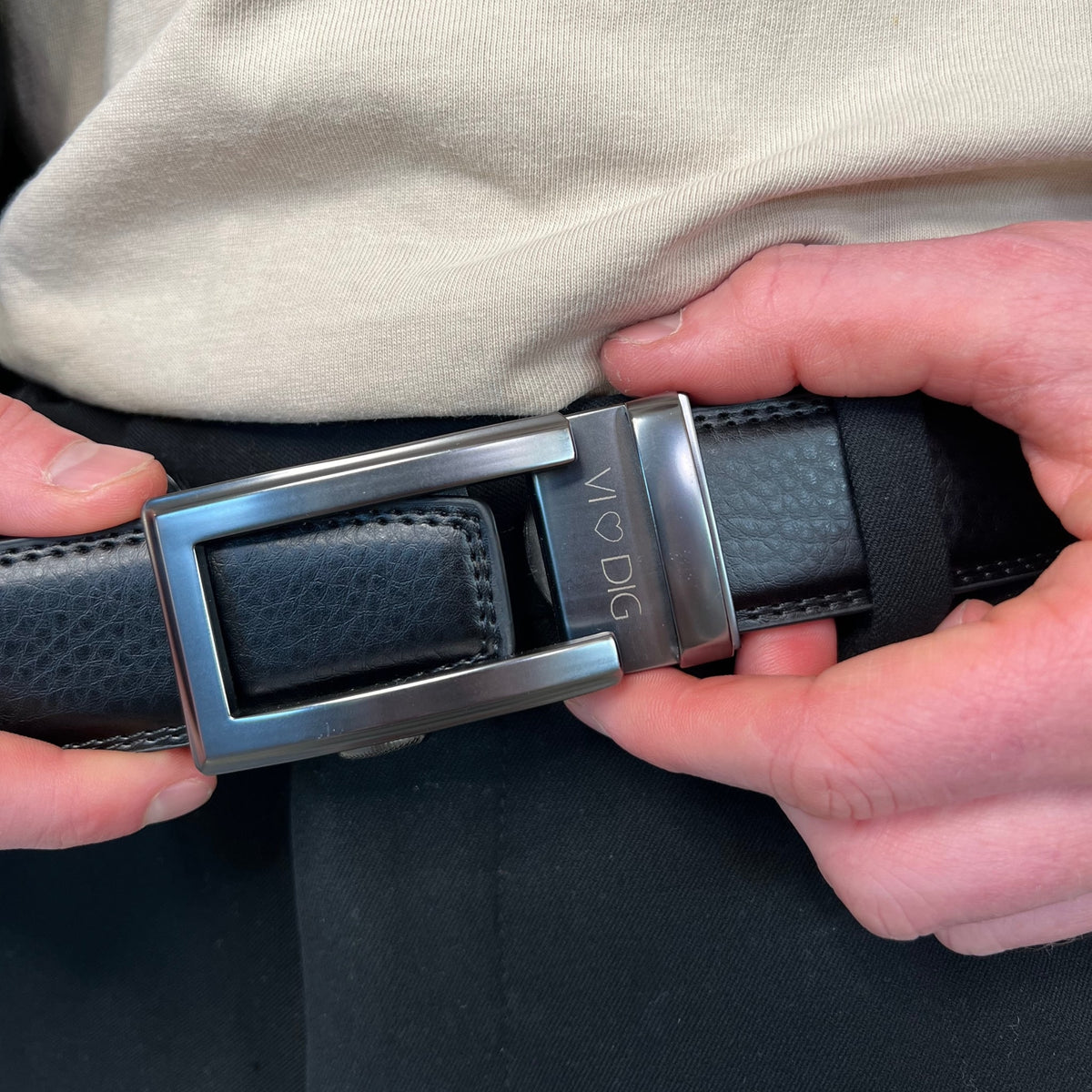 GIFT SET #1 - 1 Leather Belt with Personalised Engraving