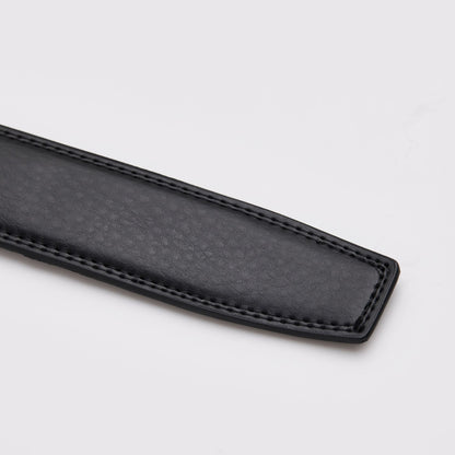 Black Leather Strap (Without Buckle)