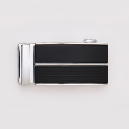 Solid Divided - Black/Silver (Buckle Only)