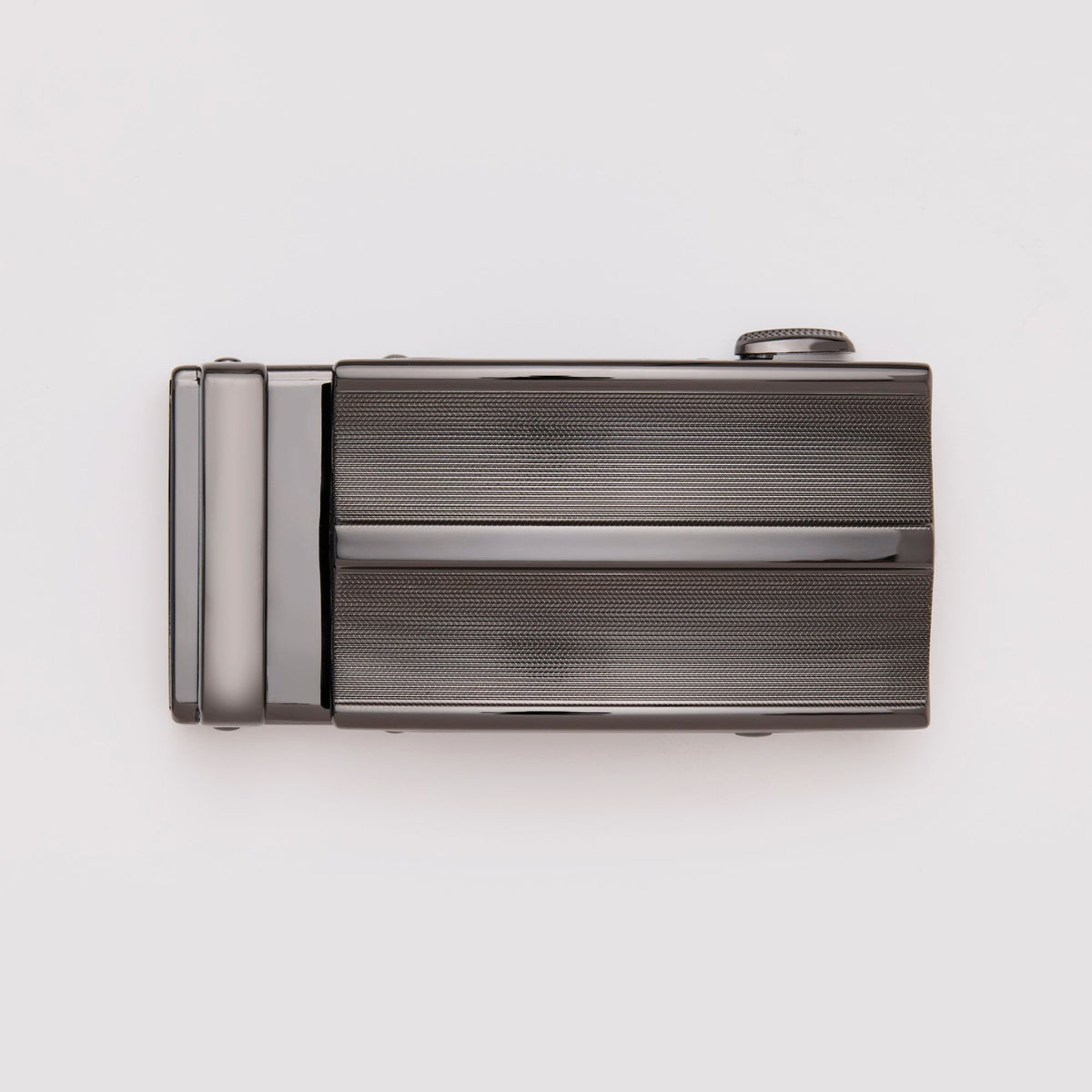 Solid Ridged - Gunmetal (Buckle Only)