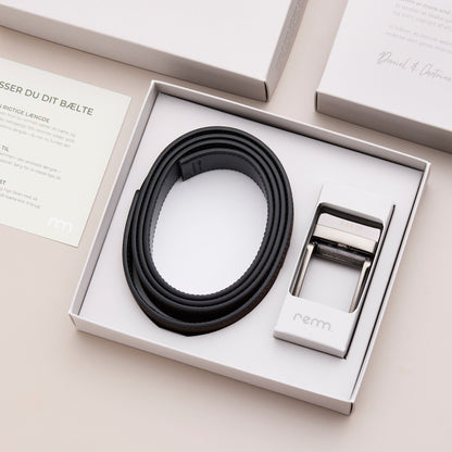 PREMIUM Gift Set #1 - 1 European Full-Grain Leather Belt with Personalised Engraving