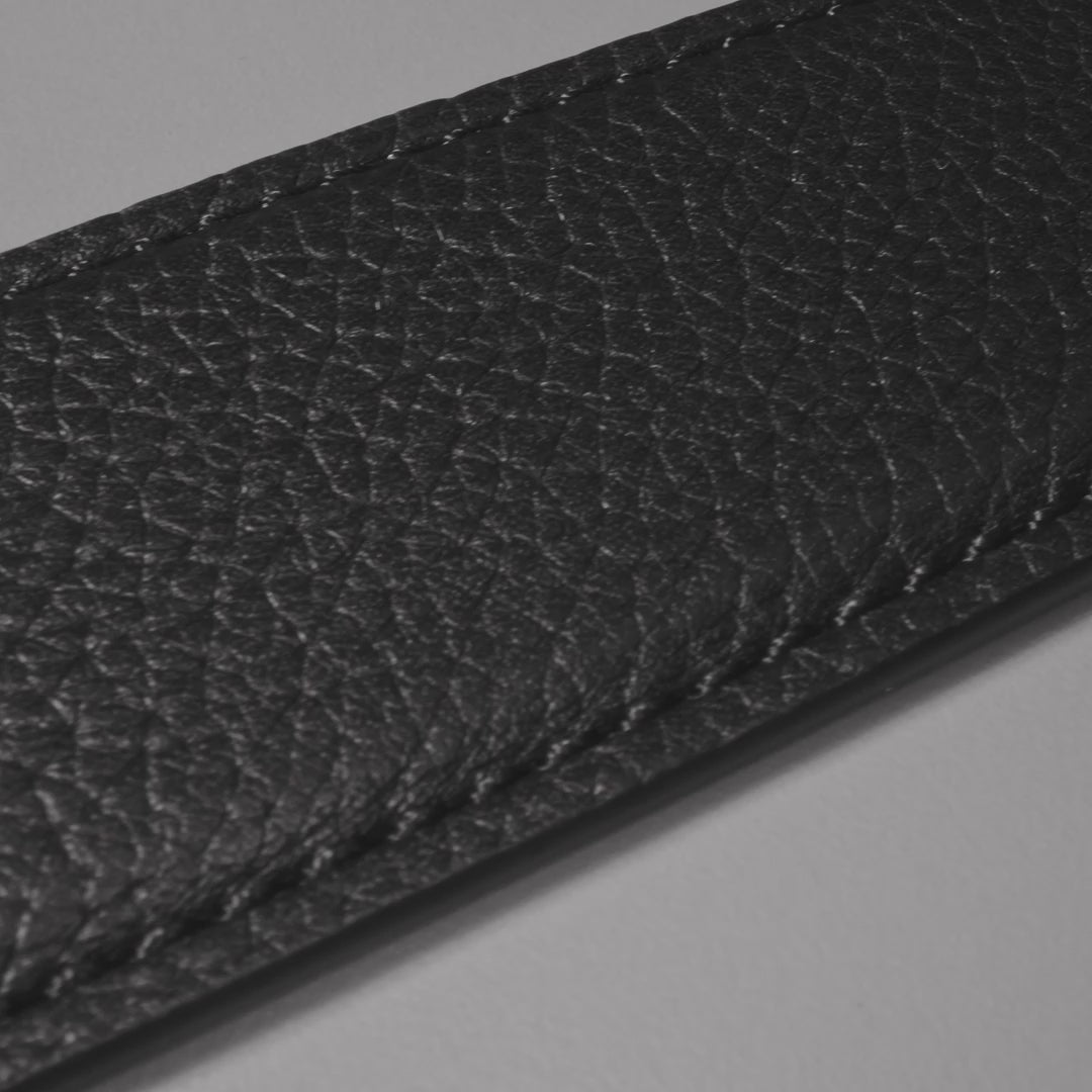 PREMIUM Men's No-Hole Belt in European Full-Grain Leather