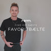 remm — dit næste favoritbælte: læderbælte uden huller.